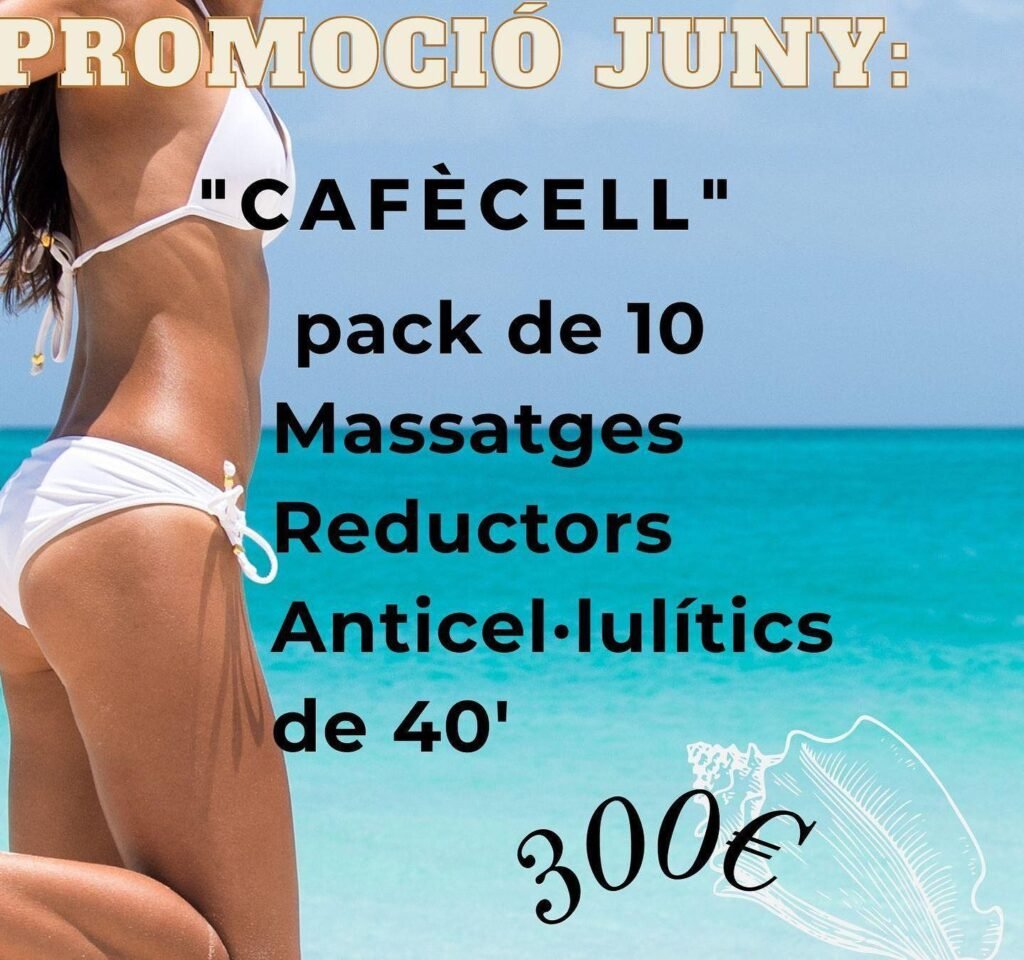 Oferta Especial! Bono de 10 Massatges Reductors Anticel·lulítics amb Extracte de Cafè

🤩 Redueix la cel·lulitis i aconsegueix la figura que sempre has desitjat amb el nostre increïble bono de 10 massatges reductors anticel·lulítics! El nostre exclusiu tractament utilitza extracte de cafè per combatre la cel·lulitis i millorar l'aspecte de la teva pell.

➡️➡️➡️ Beneficis del bono de 10 massatges reductors anticel·lulítics:

✅ Reducció de la cel·lulitis: Els nostres massatges estan dissenyats per trencar i eliminar els dipòsits de greix, reduint així l'aparença de la cel·lulitis.

✅ Estimulació de la circulació: Mitjançant tècniques especialitzades, millorem la circulació sanguínia, la qual cosa contribueix a una pell més suau i tonificada.

✅ Reafirmació de la pell: Ajudem a millorar l'elasticitat de la teva pell, deixant-la més ferma i tonificada.

✅ Relaxació i benestar: Gaudeix d'una experiència relaxant mentre et beneficien els efectes reductors de la cel·lulitis.

🔲 Aprofita aquesta oferta única i adquireix el nostre bono de 10 massatges reductors anticel·lulítics amb extracte de cafè a un preu especial. No deixis passar aquesta oportunitat de cuidar el teu cos i millorar la teva autoestima!

☎️📲 Posa't en contacte amb nosaltres ara mateix per reservar el teu bono de 10 massatges reductors anticel·lulítics!.

NaturalBeauty TratamientosCorporales MasajeAnticelulítico RadiofrecuenciaCorporal MSCulpt BellezaNatural CuidadoDelCuerpo PielTonificada CombateLaCelulitis ConfianzaEnTiMisma BienestarCorporal EstéticaAvanzada CuidadoPersonal MejoraTuPiel ReservaYa DescuentoEspecial PonteEnForma CuidateATiMisma CentroDeEstética Andorra