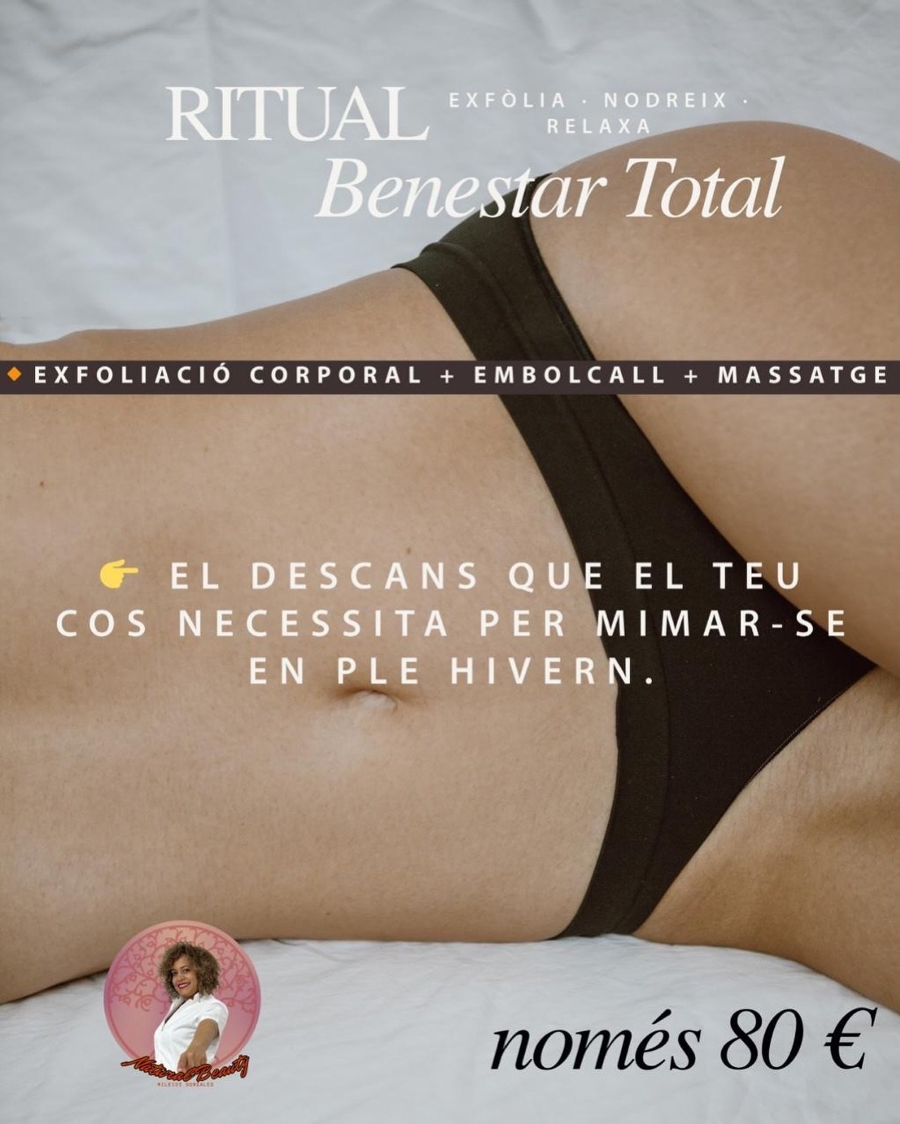 A l’hivern la pell també necessita renovar-se ❄️ El fred, la roba gruixuda i la calefacció fan que la pell s’apagui i acumuli cèl·lules mortes. ✨ El peeling corporal elimina impureses, activa la renovació cel·lular i deixa la pell suau, lluminosa i preparada per hidratar-se millor. 💆♀️ L’hivern és el moment ideal per cuidar-te i arribar a la primavera amb una pell sana i bonica. 📲 624709/ 812666 📍C/ Dr. Vilanova 9, piso 1, edifici Thais, Andorra la vella. (Al costad de la borda pairal) … Reserva el teu peeling corporal i nota la diferència des de la primera sessió. . #naturalbeauty#tratamientoscorporales#renuevatupiel#pielmasjoven#andorralovers♥️ A l’hivern la pell també necessita renovar-se ❄️
El fred, la roba gruixuda i la calefacció fan que la pell s’apagui i acumuli cèl·lules mortes.
✨ El peeling corporal elimina impureses, activa la renovació cel·lular i deixa la pell suau, lluminosa i preparada per hidratar-se millor.
💆♀️ L’hivern és el moment ideal per cuidar-te i arribar a la primavera amb una pell sana i bonica.
📲 624709/ 812666
📍C/ Dr. Vilanova 9, piso 1, edifici Thais, Andorra la vella. (Al costad de la borda pairal) … Reserva el teu peeling corporal i nota la diferència des de la primera sessió.
.
#naturalbeauty#tratamientoscorporales#renuevatupiel#pielmasjoven#andorralovers♥️