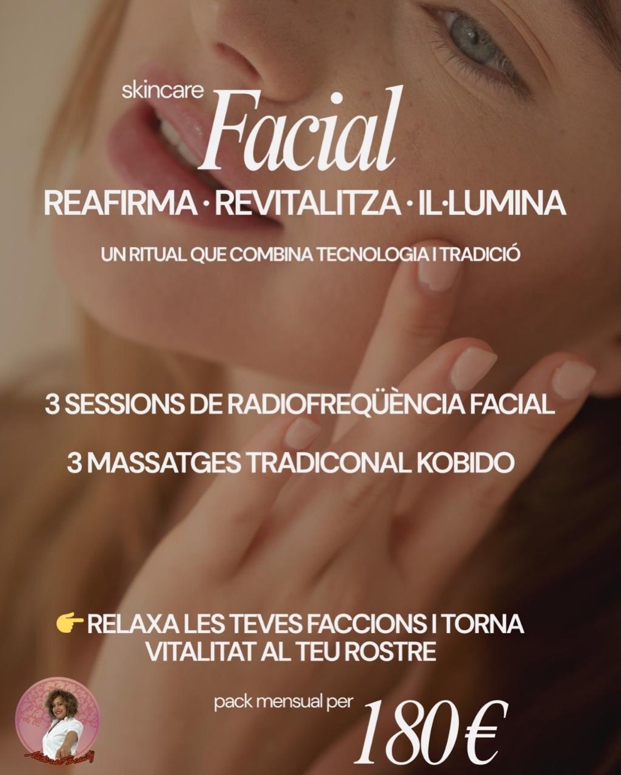 3 sessions de radiofreqüència + 3 massatges Kobido, 💆‍♀️Una combinació ideal per reafirmar la pell, estimular el col·lagen i redefinir l’oval facial.😁
🤩La radiofreqüència treballa en profunditat i el massatge Kobido aporta lluminositat i efecte lifting immediat.
💪🏽Resultats visibles i una pell més jove i revitalitzada.
.

#naturalbeauty#resaltatubellezanatural#trataientosfaciales#andorralovers♥️#andorraenamora