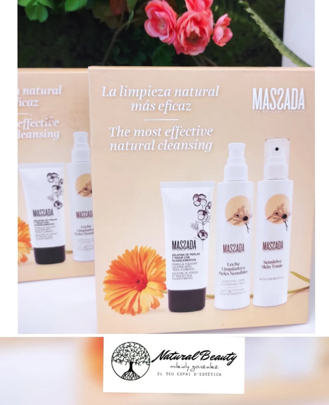 Tónico facial calmante y fortalecedor con prebióticos para pieles sensibles, frágiles e irritadas.principios activos Manzanilla, lavanda, malva.
-Leche limpiadora para pieles sensibles

Limpia en profundidad sin producir irritaciones , Libera la piel de sus impurezas, calmándola, principios activos:
Sales del Mar Muerto, Caléndula, manzanilla, lavanda..
.
.

#naturalbeauty
#bellezanatural
#cuidartenuncaasidotanfacil
#cromoterapiafacialandorra
#promocionesteticaandorra
#andorraestetica
#mascaraledfacial
#miradasbonitas
#anticeluliticosandorra
#tématchaandorra
#tématcha
#tratamientosanticeluliticosandorra
#depiceraandorra
#nodejesdemimarte
#andorralovers
#pedicurasandorra
#summerandorra
#mimatuspies
#pedicuraesteticaandorra
#massadaandorra
#massadarenoir
